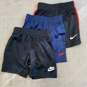 Toddler Boys 3T Nike shorts (3 pair!) gently worn